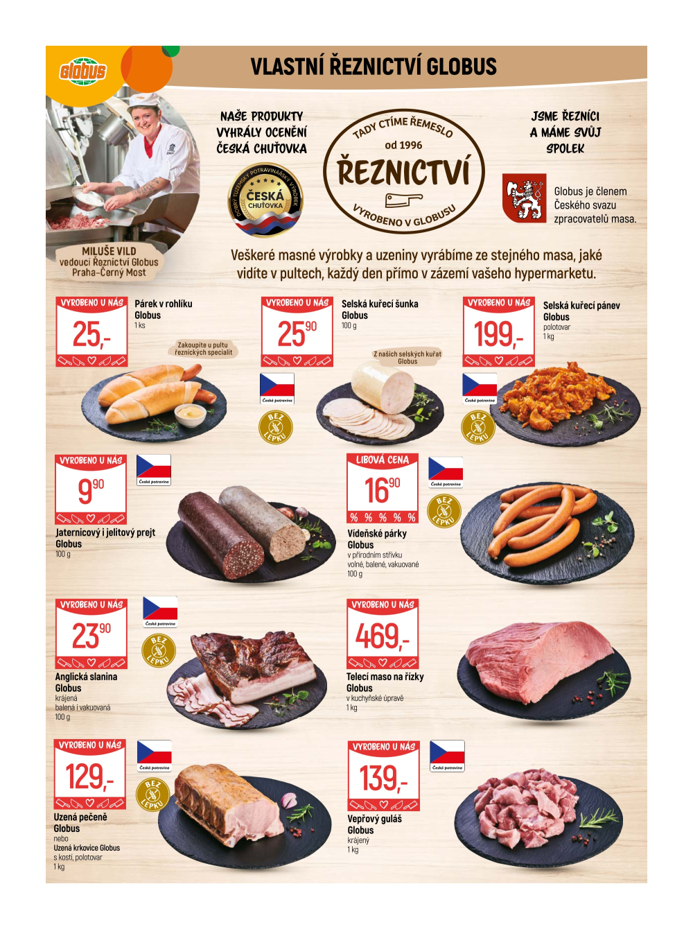 Leták Globus leták Praha - Černý Most - strana 5