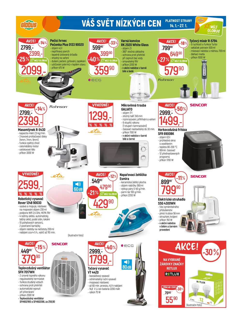 Leták Globus leták Praha - Čakovice - strana 33