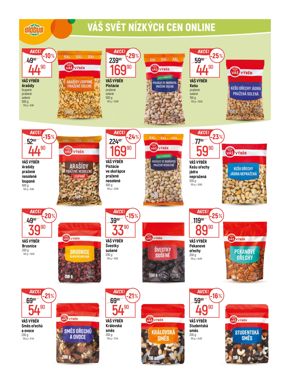 Leták Globus leták Praha - Zličín - strana 21