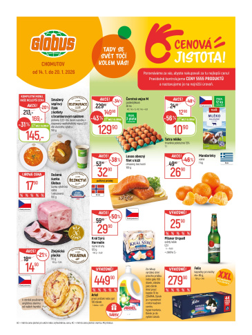 Globus leták Chomutov