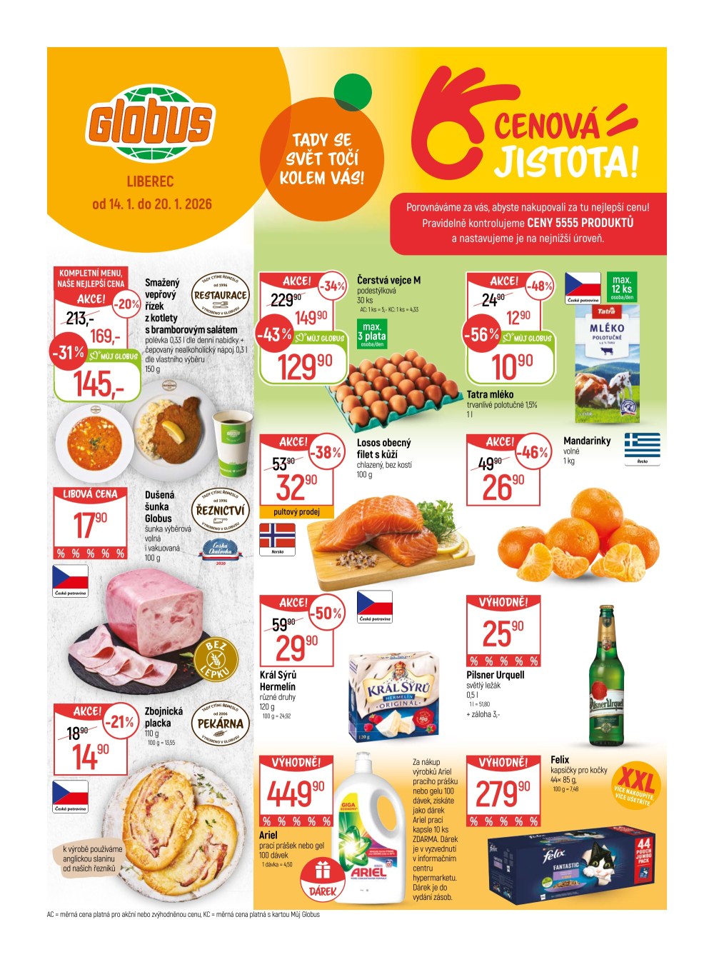 Leták Globus leták Liberec - strana 1