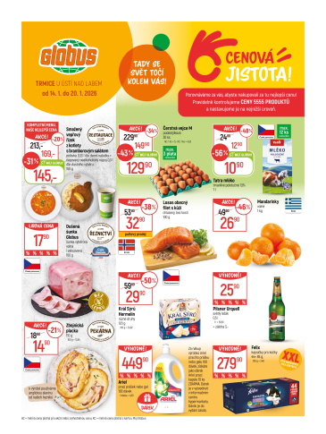 Globus leták Trmice (Ústí)