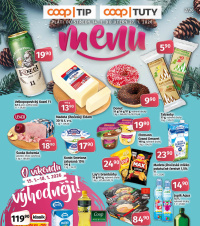Akční leták COOP  - TIP a TUTY Menu