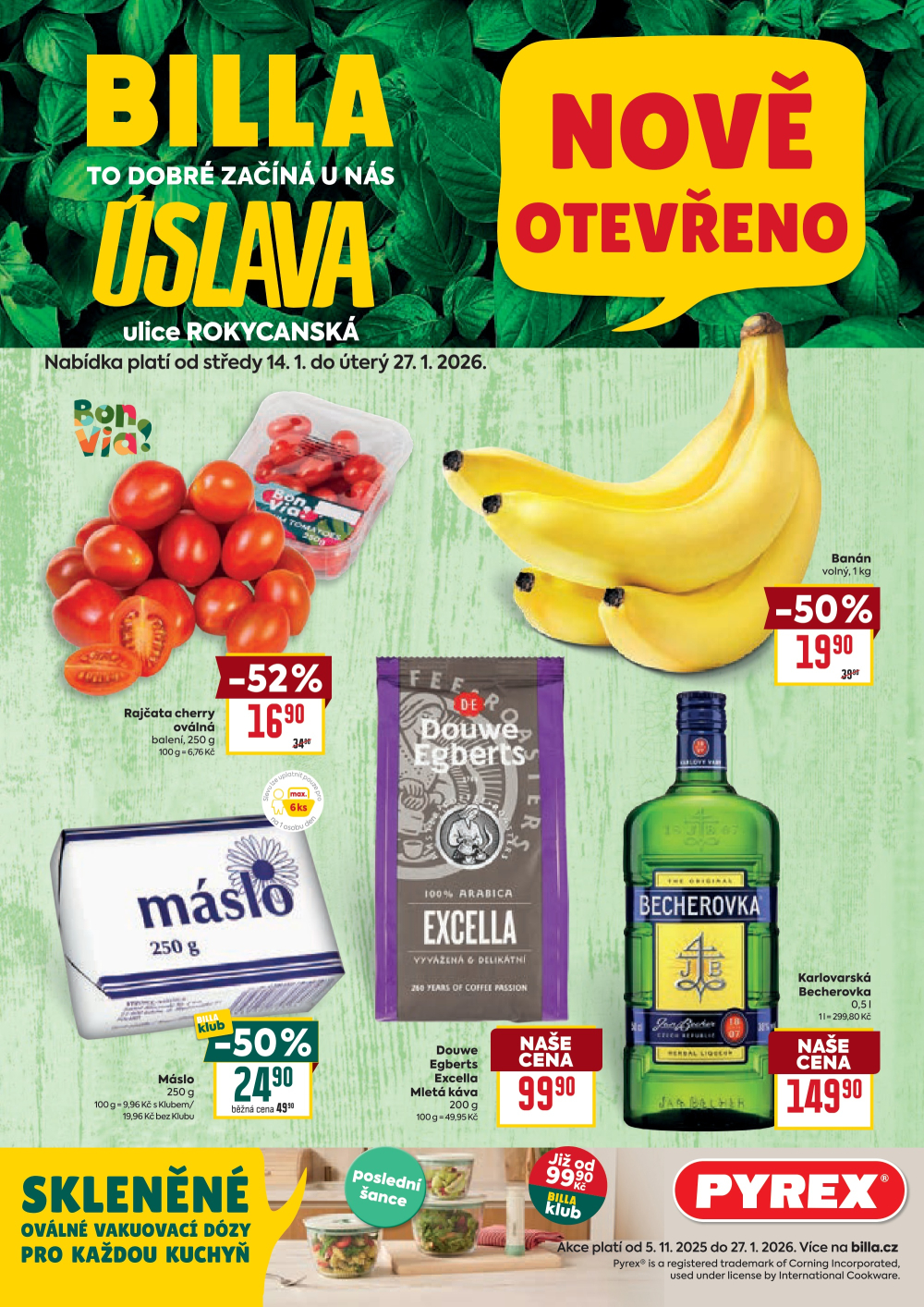 Leták BILLA leták - Plzeň, Rokycanská - strana 1