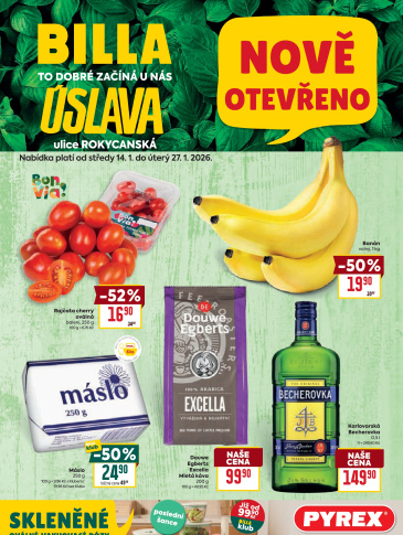 BILLA leták - Plzeň, Rokycanská