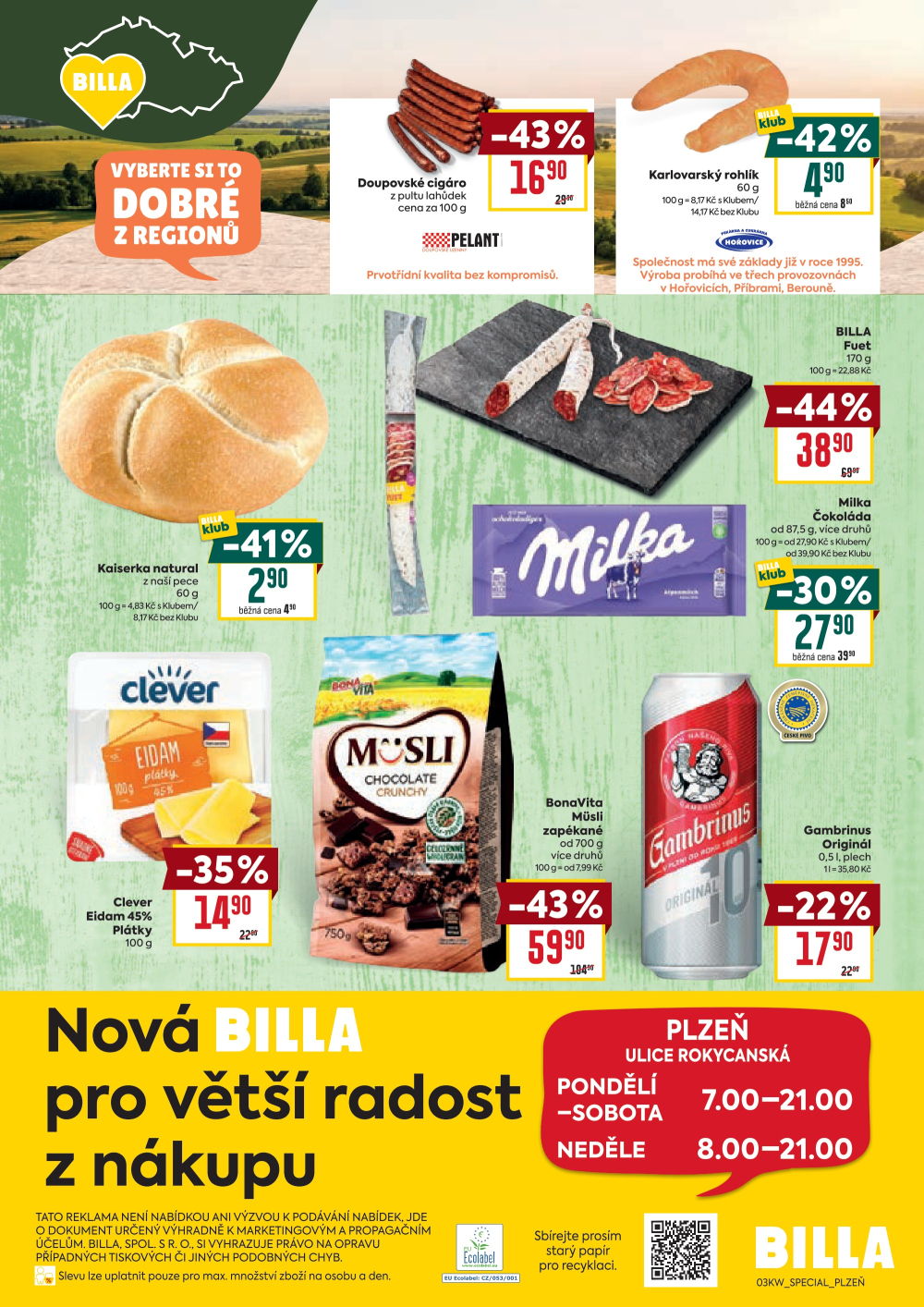 Leták BILLA leták - Plzeň, Rokycanská - strana 2