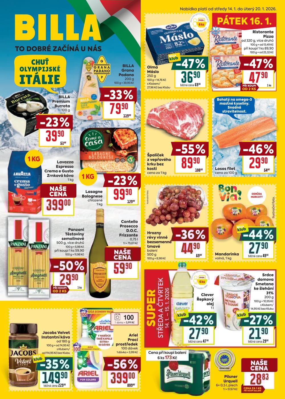 Leták BILLA velký leták - strana 1