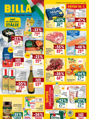 BILLA velký leták