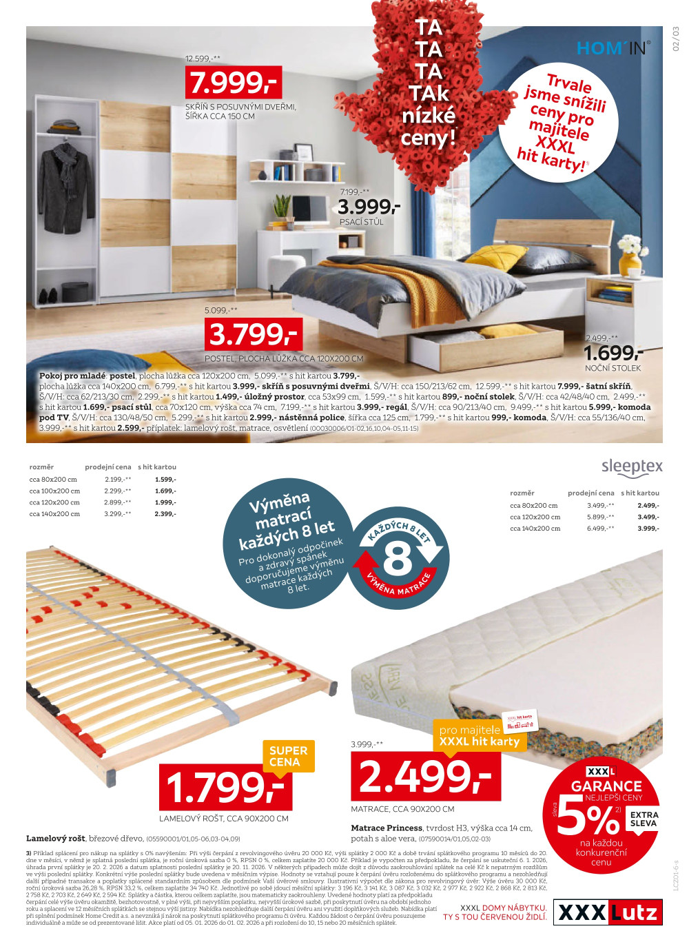 Leták XXXLutz leták - Inspirace pro mladé bydlení - strana 3