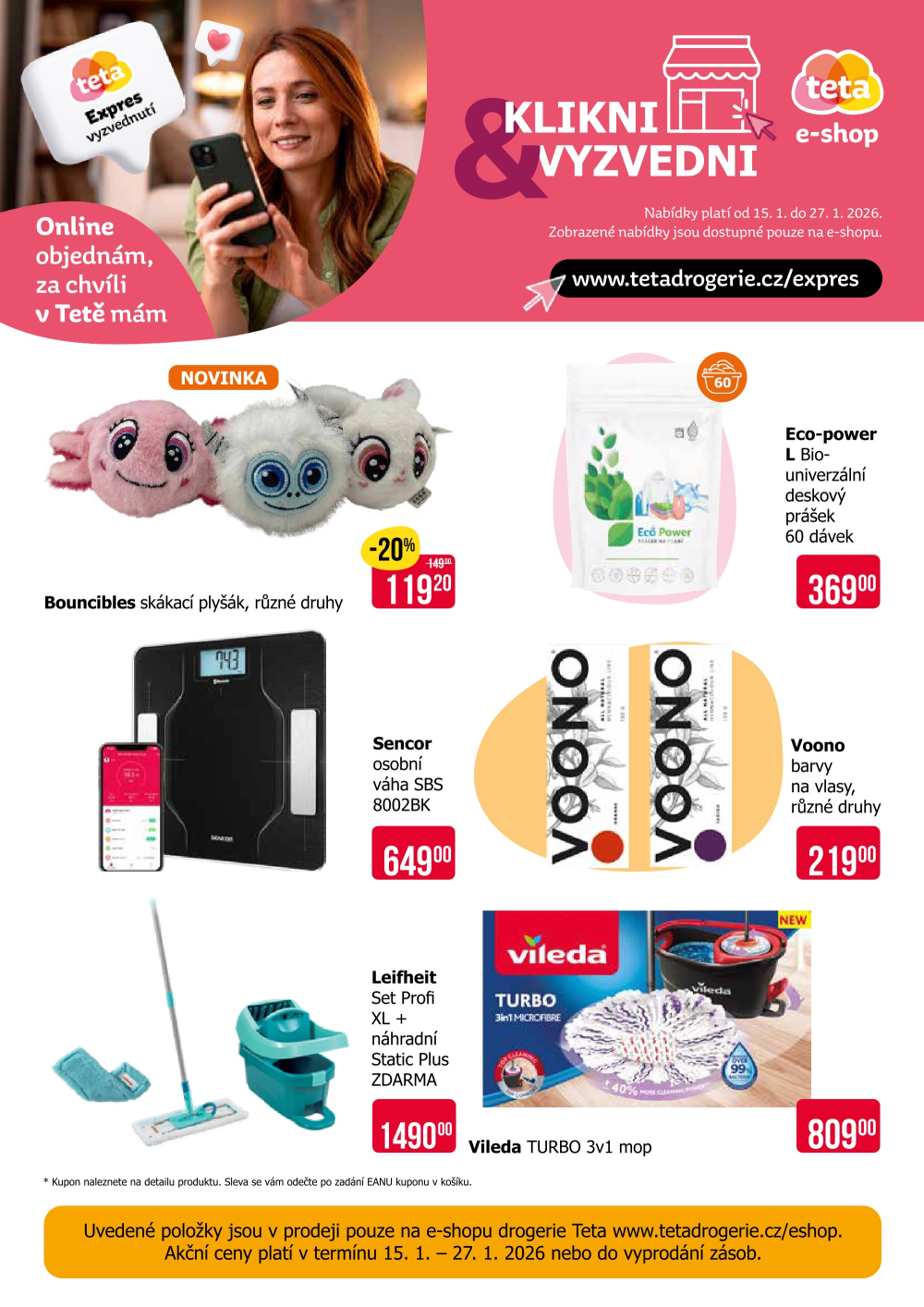 Leták Teta drogerie - Speciální nabídka e-shop - strana 2