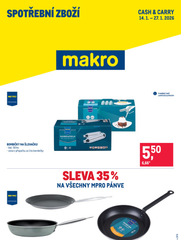 Makro leták - Spotřební zboží