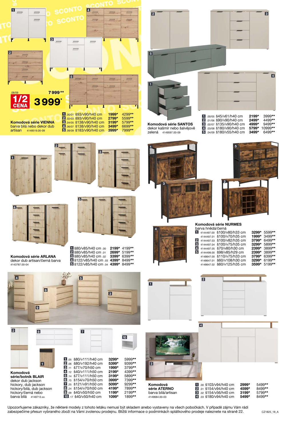 Leták SCONTO Nábytek leták - strana 18