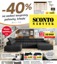 Akční leták SCONTO Nábytek 