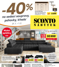 Akční leták SCONTO Nábytek 