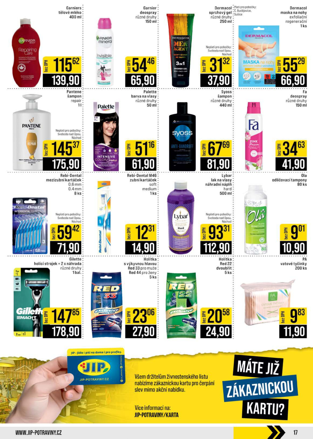 Leták JIP leták CC Cash & Carry - České Budějovice, Most, Náchod, Svoboda nad Úpou, Sušice - strana 17