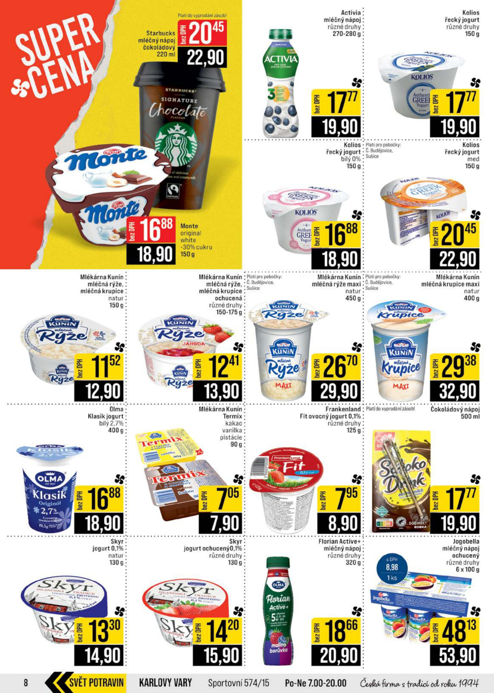 Leták JIP leták CC Cash & Carry - České Budějovice, Most, Náchod, Svoboda nad Úpou, Sušice - strana 8