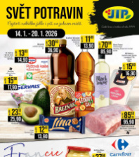 Akční leták JIP  CC Cash & Carry - Brno, Ostrava, Praha, Polička, Olomouc, Karlovy Vary, Zlín, Jilemnice, Pardubice
