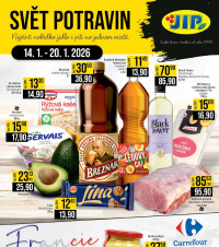 Akční leták JIP  CC Cash & Carry - Brno, Ostrava, Praha, Polička, Olomouc, Karlovy Vary, Zlín, Jilemnice, Pardubice