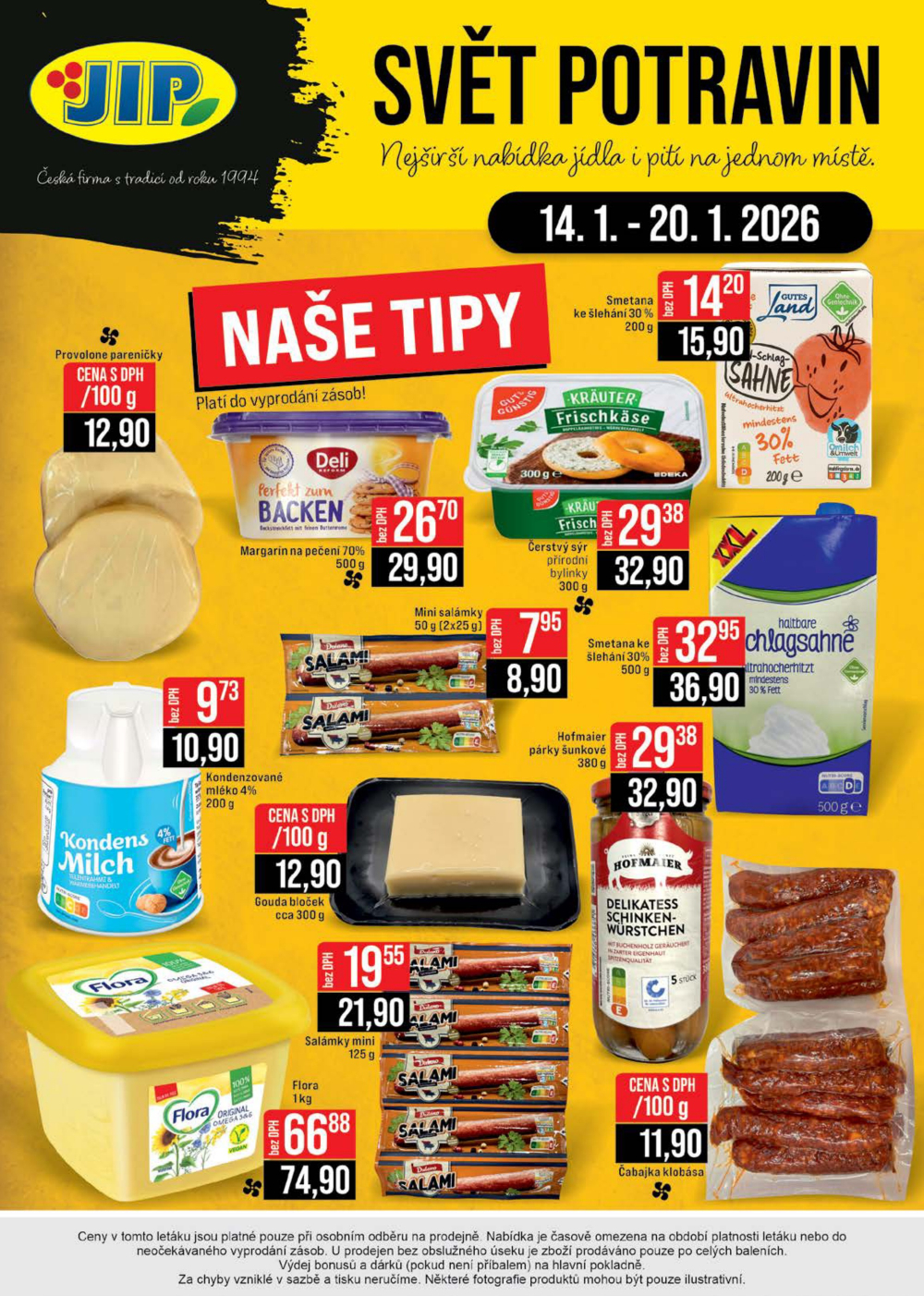 Leták JIP leták CC Cash & Carry - Brno, Ostrava, Praha, Polička, Olomouc, Karlovy Vary, Zlín, Jilemnice, Pardubice - strana 20