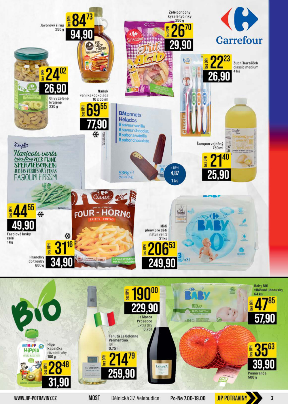 Leták JIP leták CC Cash & Carry - Brno, Ostrava, Praha, Polička, Olomouc, Karlovy Vary, Zlín, Jilemnice, Pardubice - strana 3