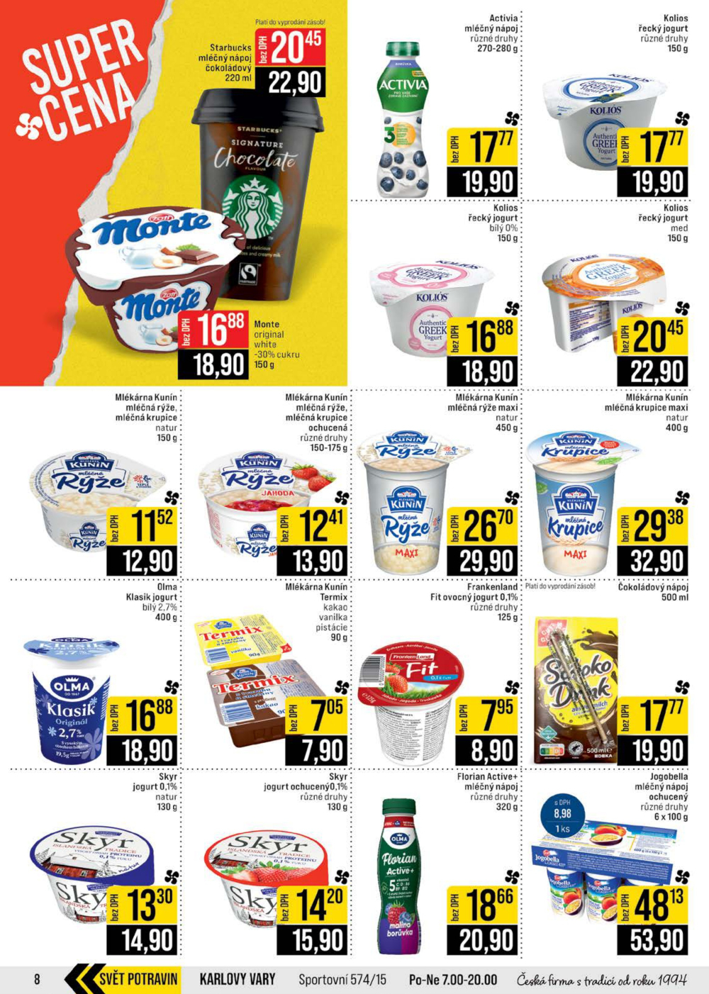 Leták JIP leták CC Cash & Carry - Brno, Ostrava, Praha, Polička, Olomouc, Karlovy Vary, Zlín, Jilemnice, Pardubice - strana 8