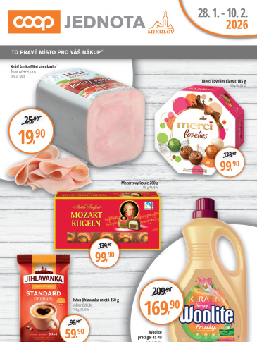 Jednota Mikulov leták