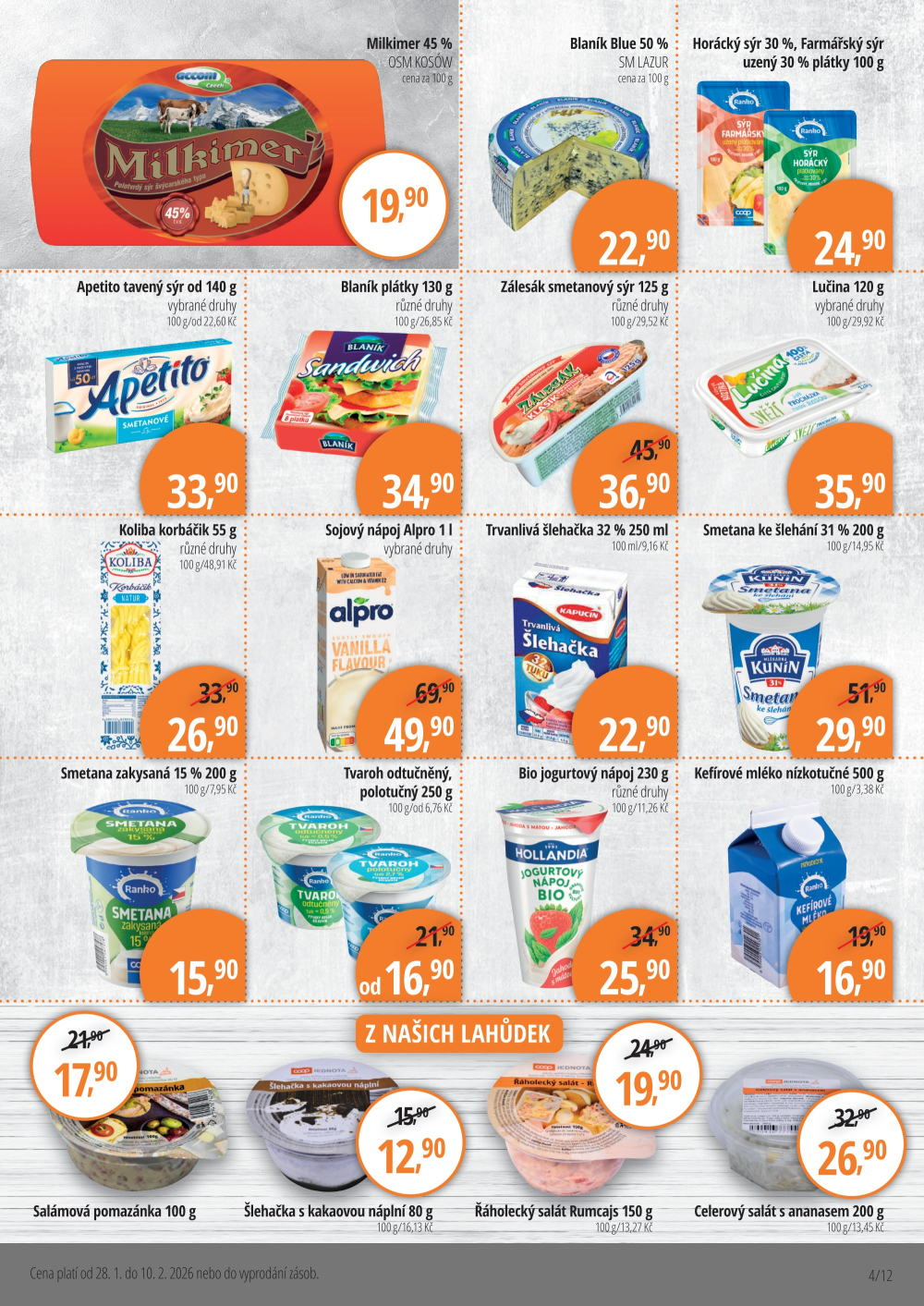 Leták Jednota Mikulov leták - strana 4
