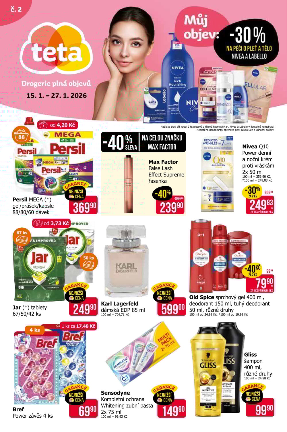 Leták Teta drogerie leták - strana 1