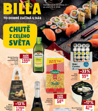 Akční leták BILLA  - Chutě světa