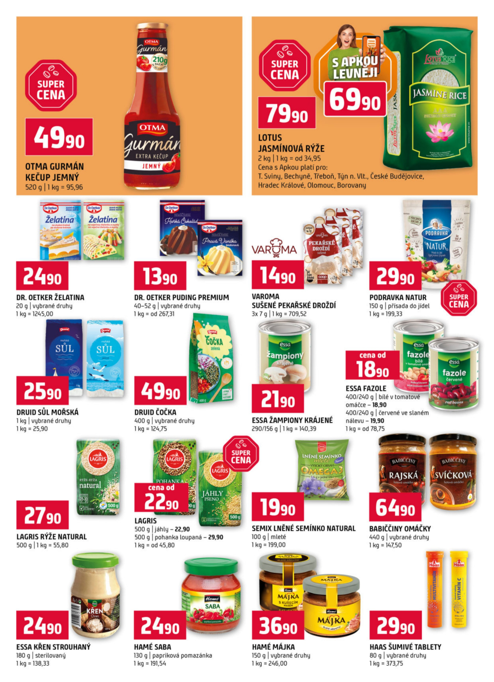 Leták Terno leták - České Budějovice, Týn nad Vltavou, Bechyně, Třeboň, Trhové Sviny, Borovany, Olomouc, Hradec Králové - strana 10