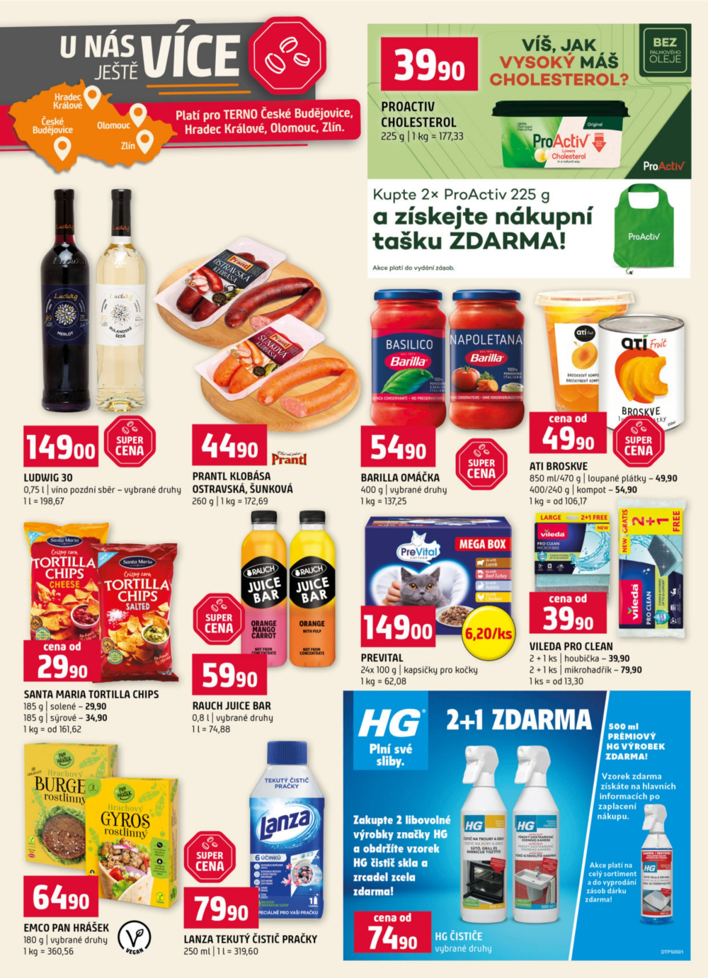 Leták Terno leták - České Budějovice, Týn nad Vltavou, Bechyně, Třeboň, Trhové Sviny, Borovany, Olomouc, Hradec Králové - strana 18