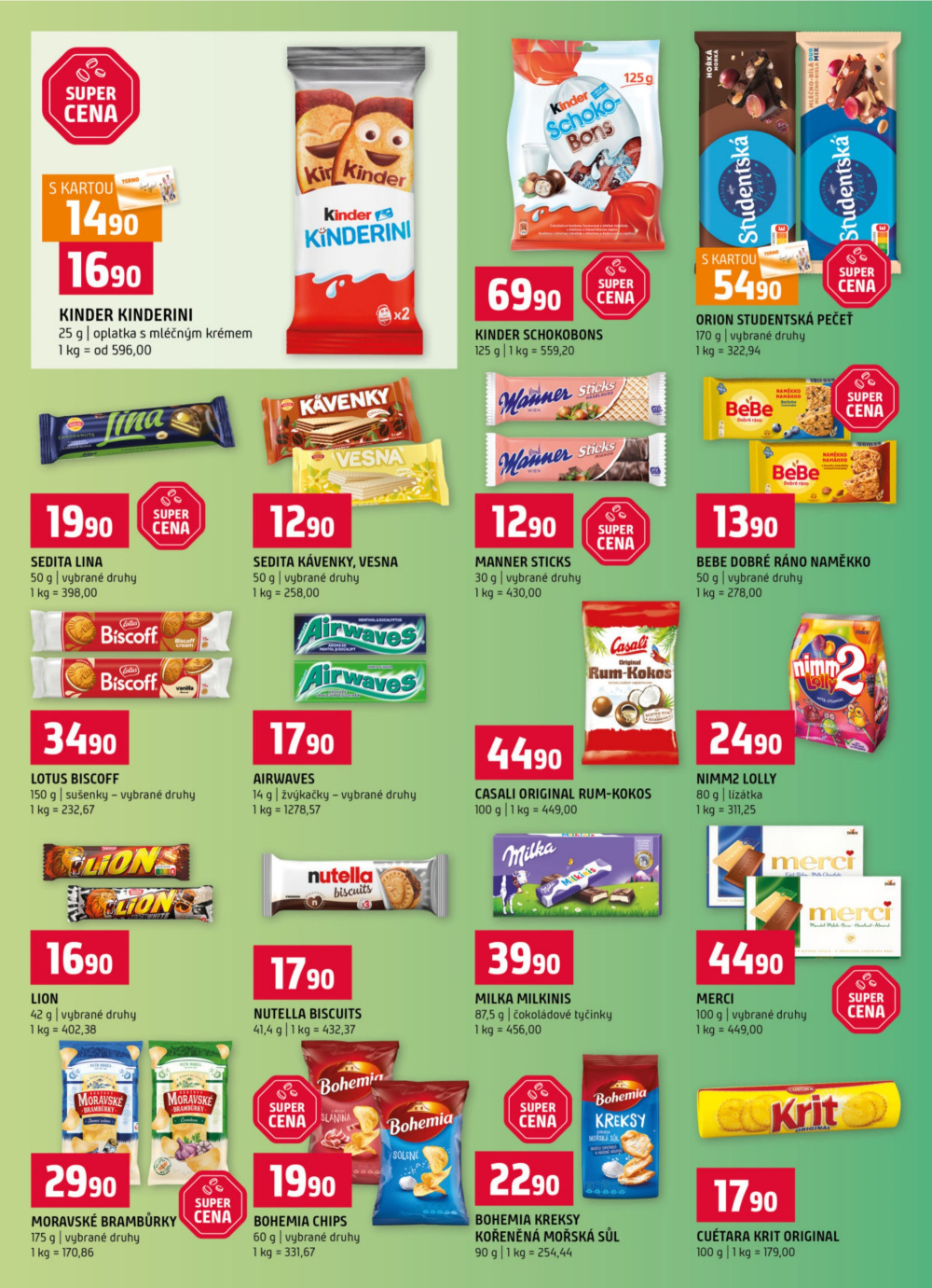 Leták Terno leták - České Budějovice, Týn nad Vltavou, Bechyně, Třeboň, Trhové Sviny, Borovany, Olomouc, Hradec Králové - strana 8