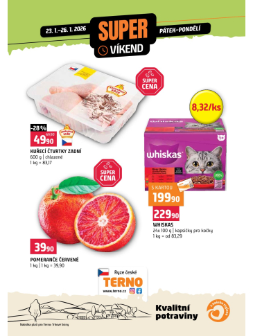 Terno leták - Víkendovka Trhové Sviny