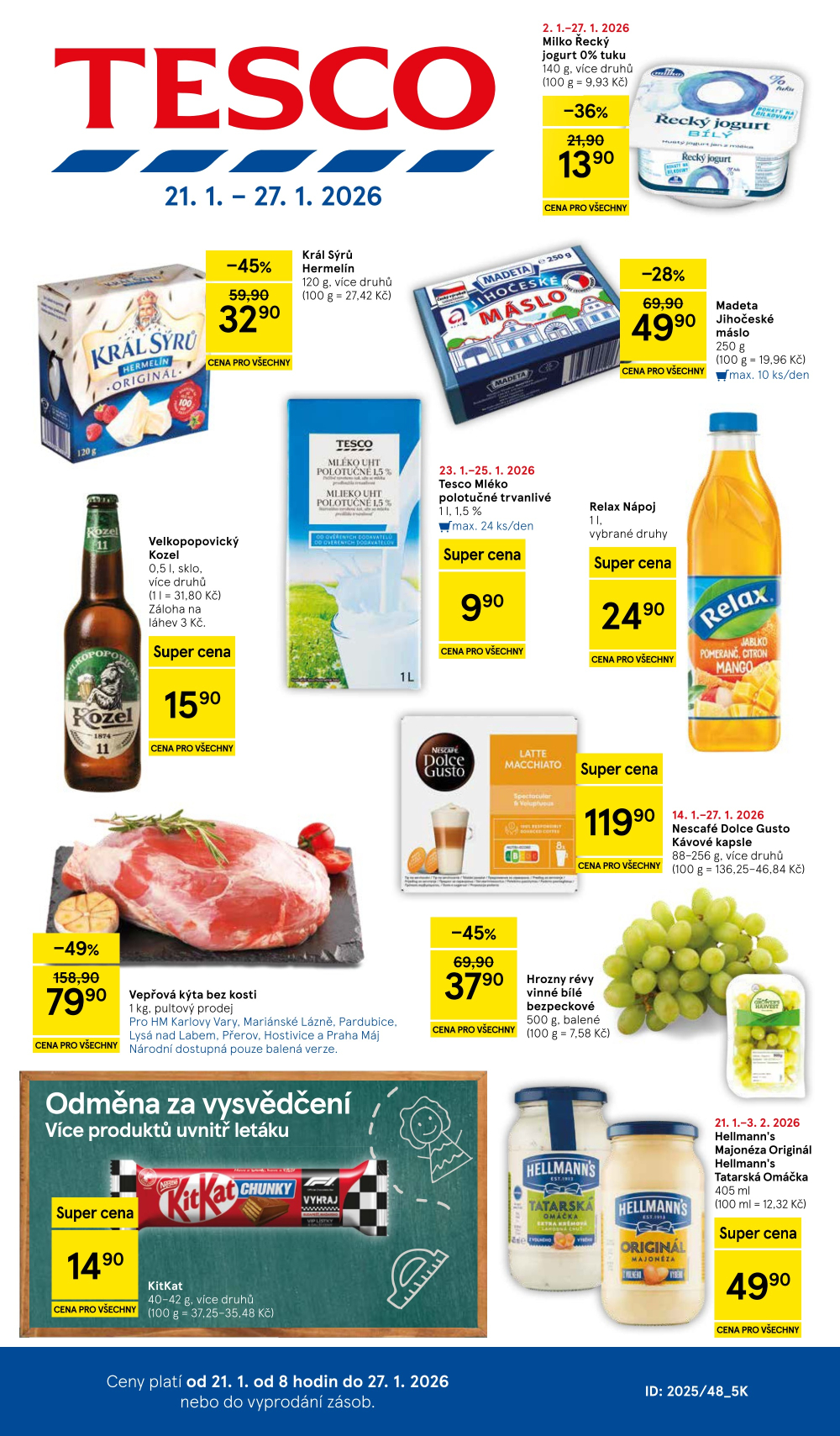 Leták Tesco hypermarket leták - strana 1