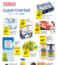 Akční leták Tesco supermarket 