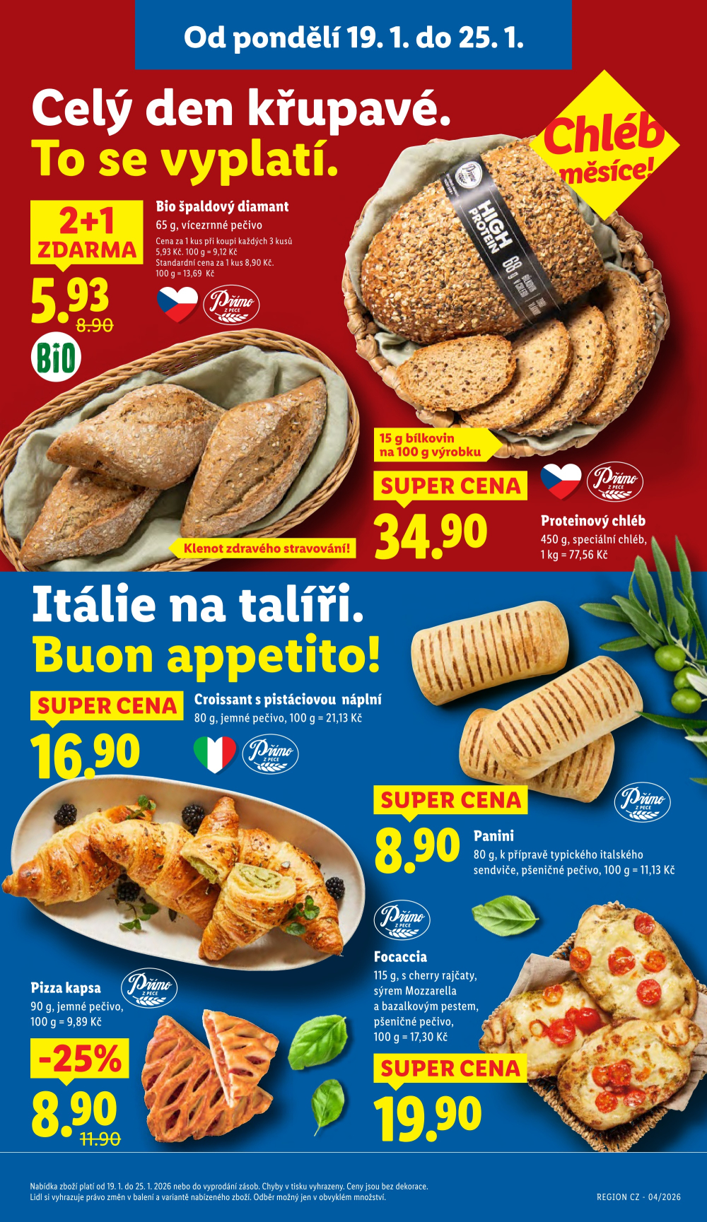 Leták Lidl leták od pondělí - Všechny chutě Itálie - strana 13