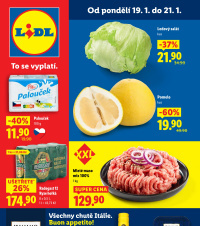 Akční leták Lidl  od pondělí - Všechny chutě Itálie