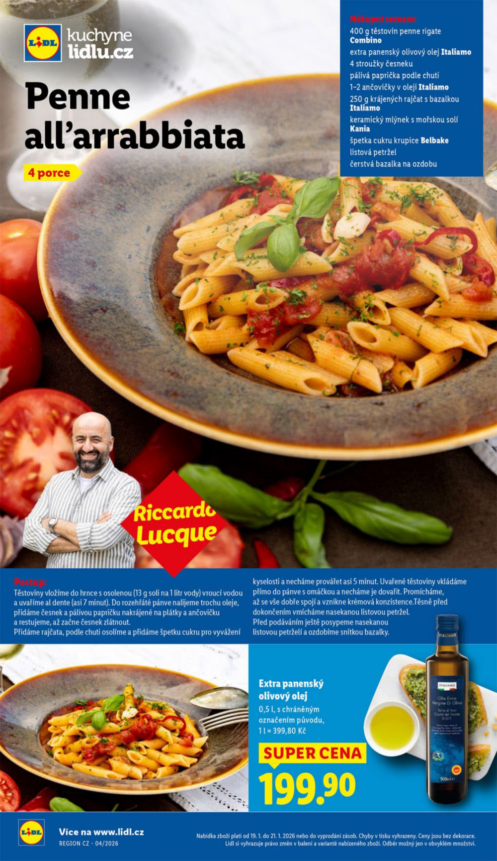 Leták Lidl leták od pondělí - Všechny chutě Itálie - strana 42