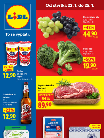 Lidl leták od čtvrtka