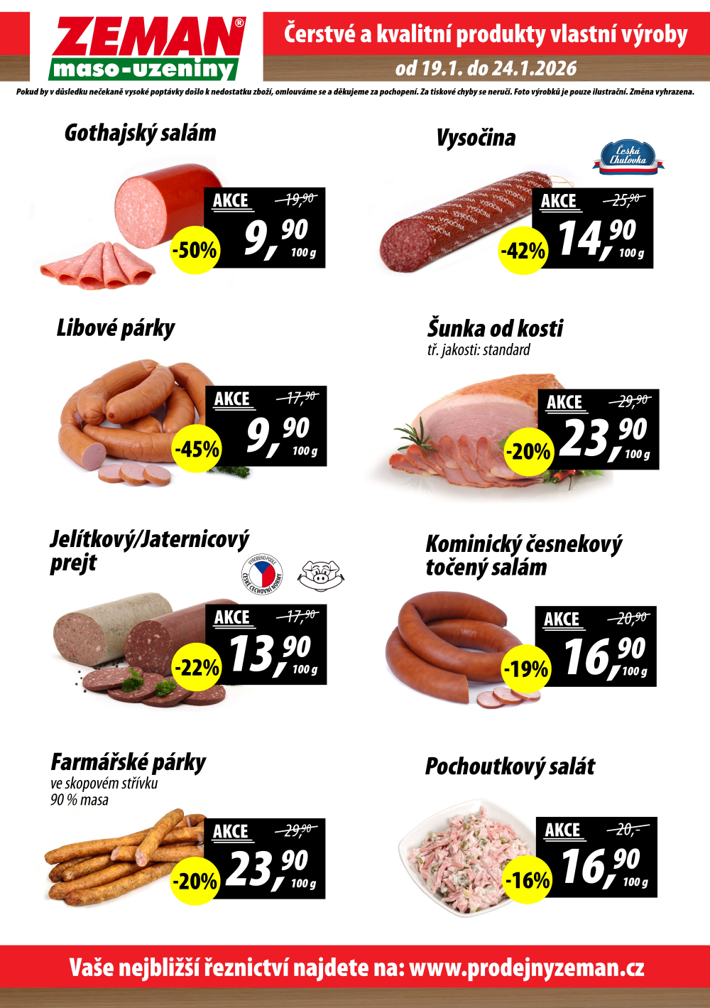 Leták ZEMAN maso - uzeniny leták - strana 2