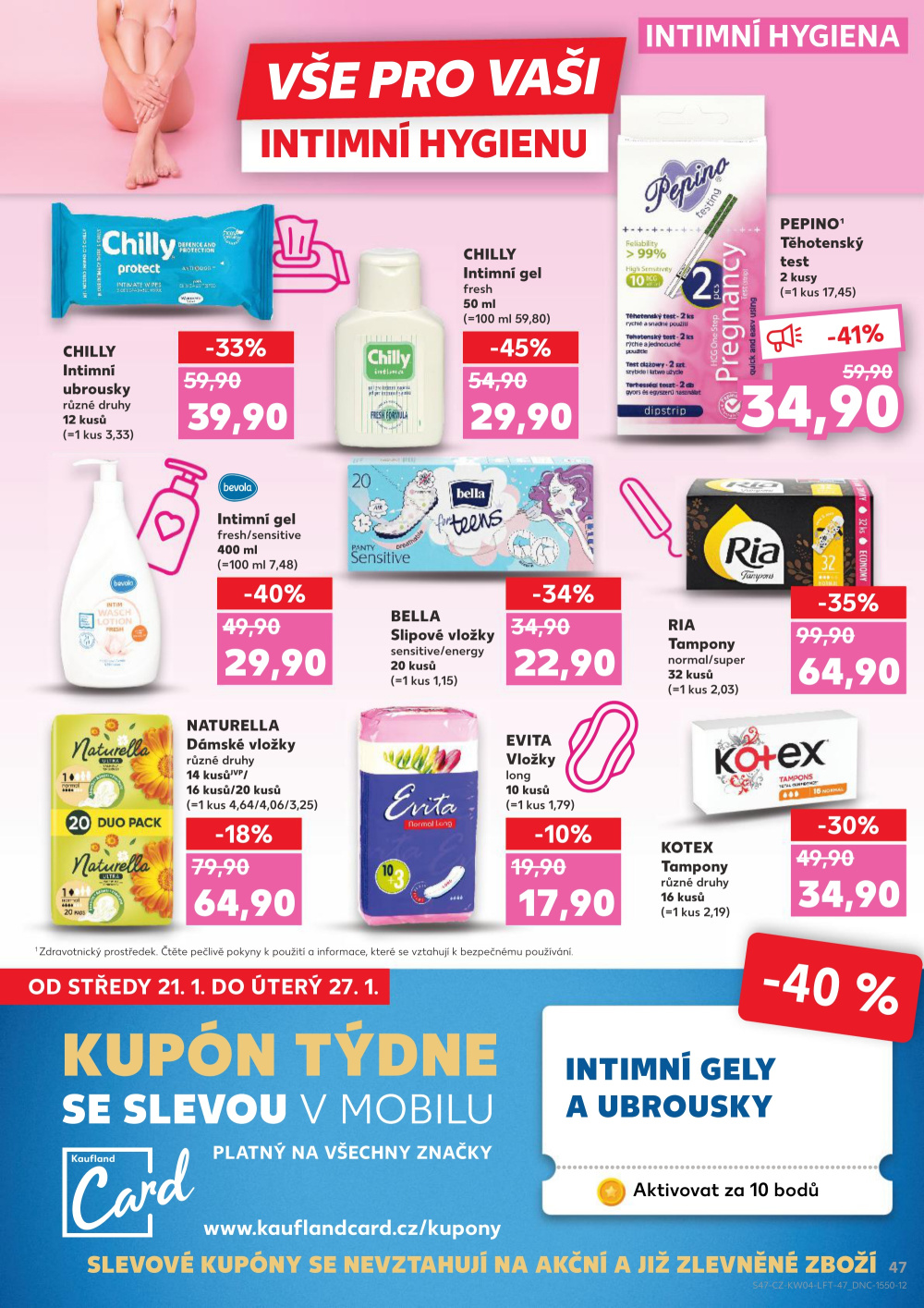 Leták Kaufland leták Přerov - Želatovská - strana 47