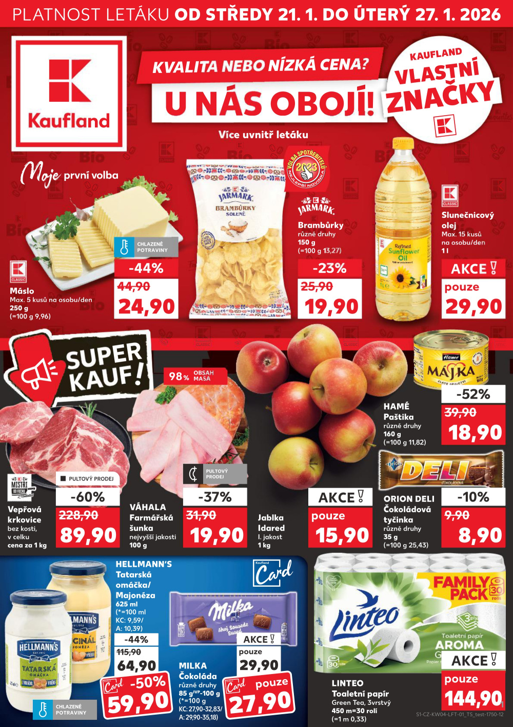 Leták Kaufland leták Chrudim - strana 1