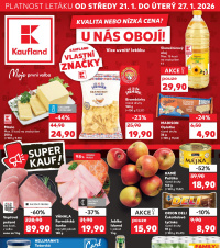 Akční leták Kaufland  Praha 3 - Jarov
