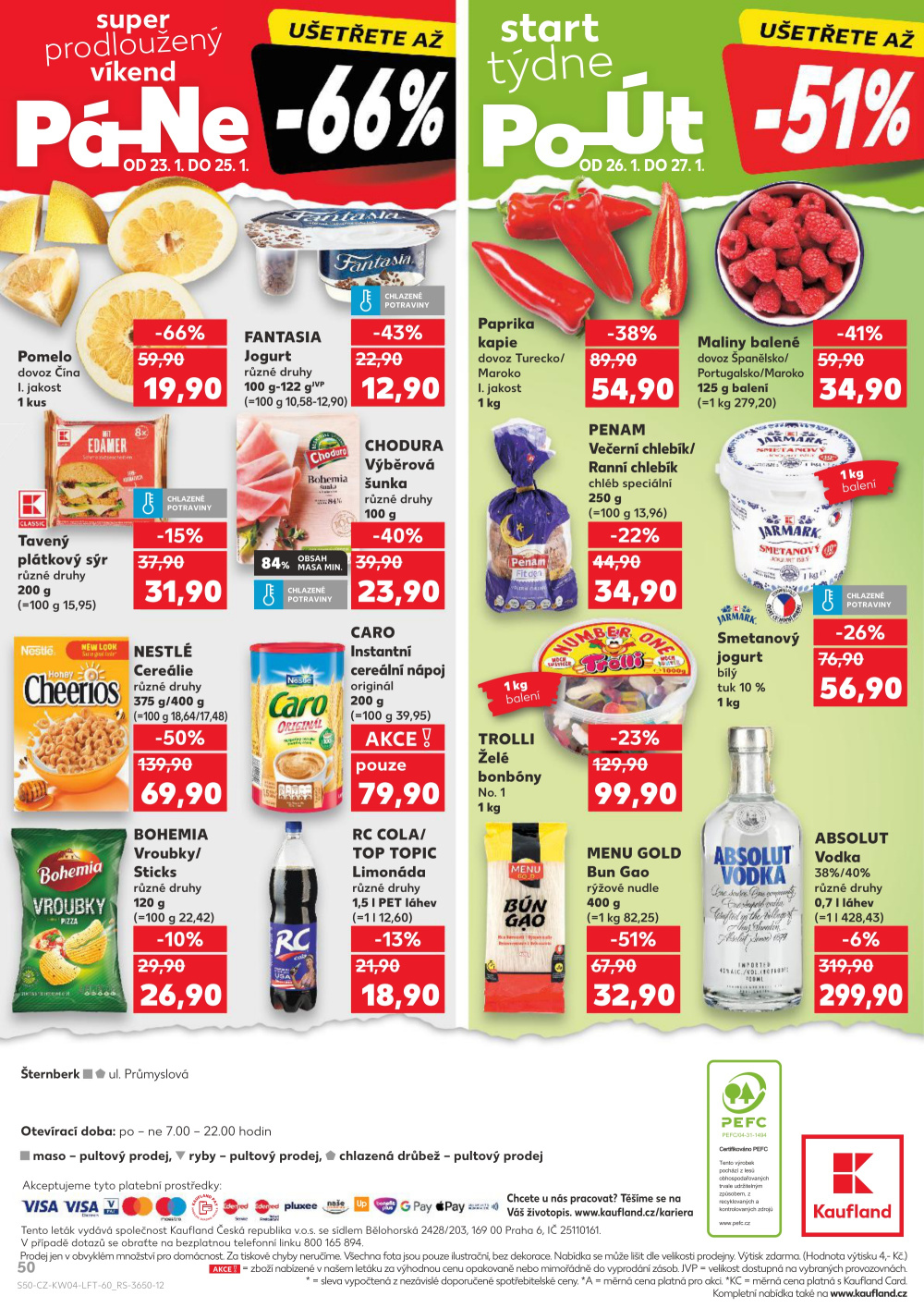 Leták Kaufland leták Šternberk - strana 50