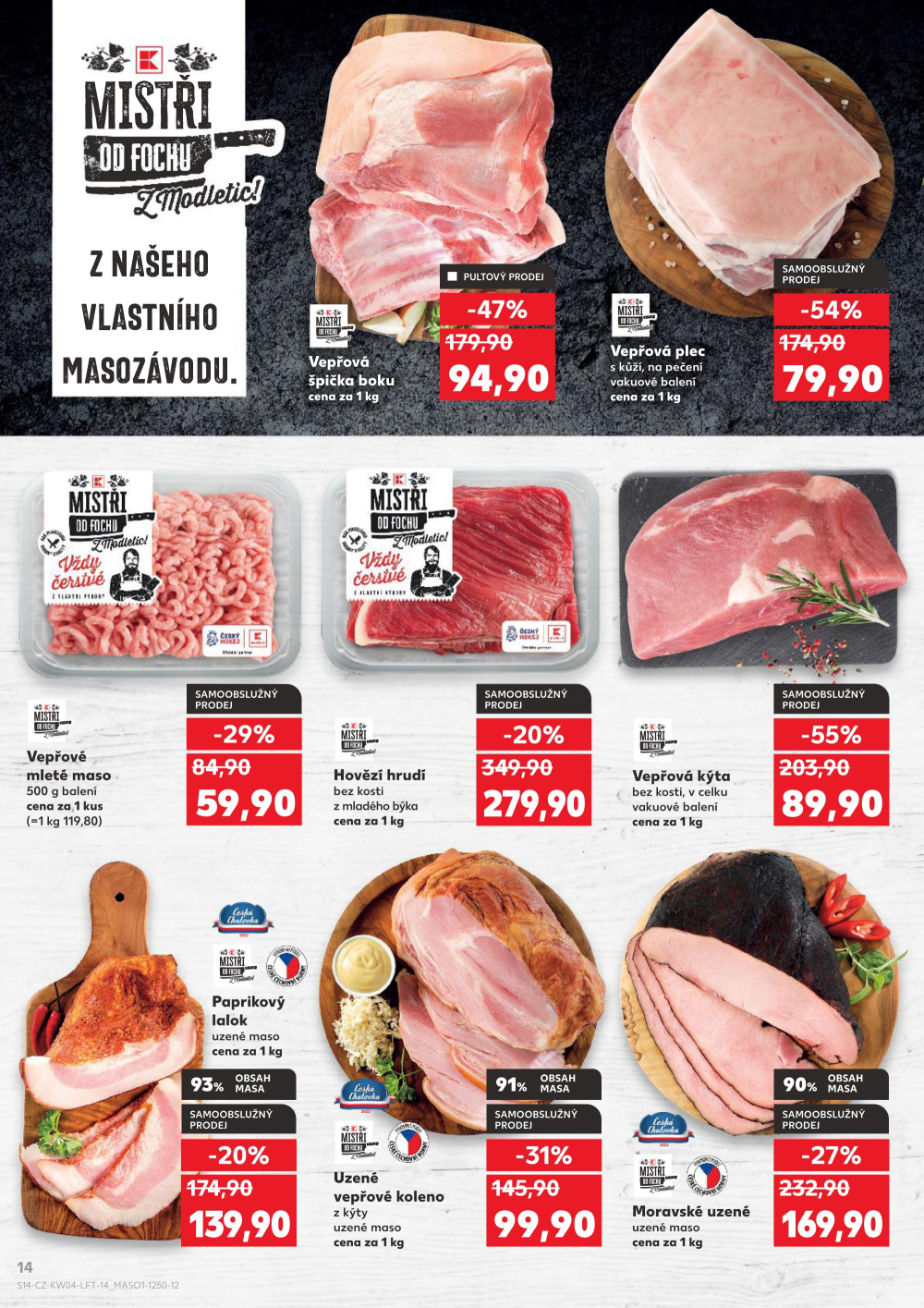 Leták Kaufland leták Příbram - strana 14