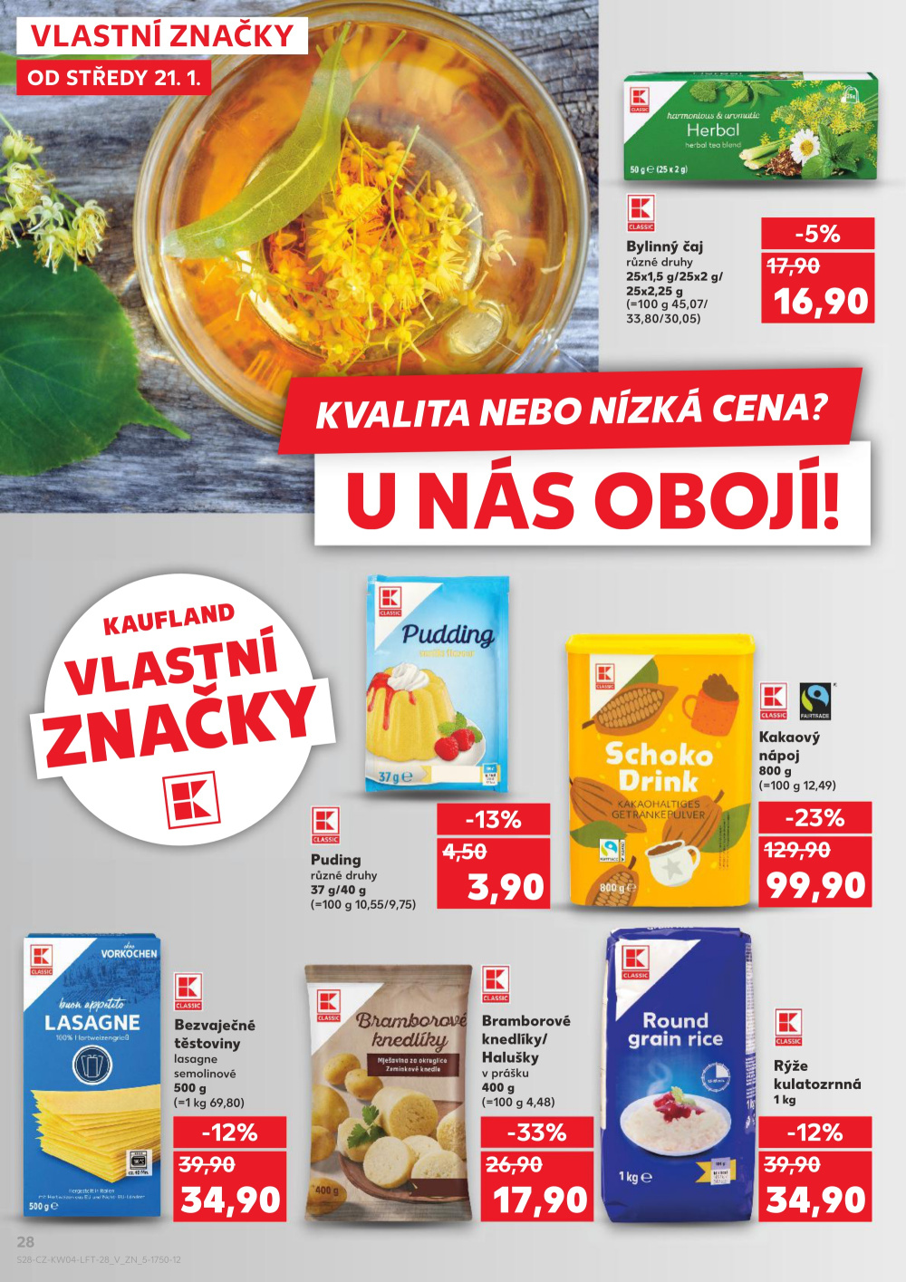 Leták Kaufland leták Příbram - strana 28
