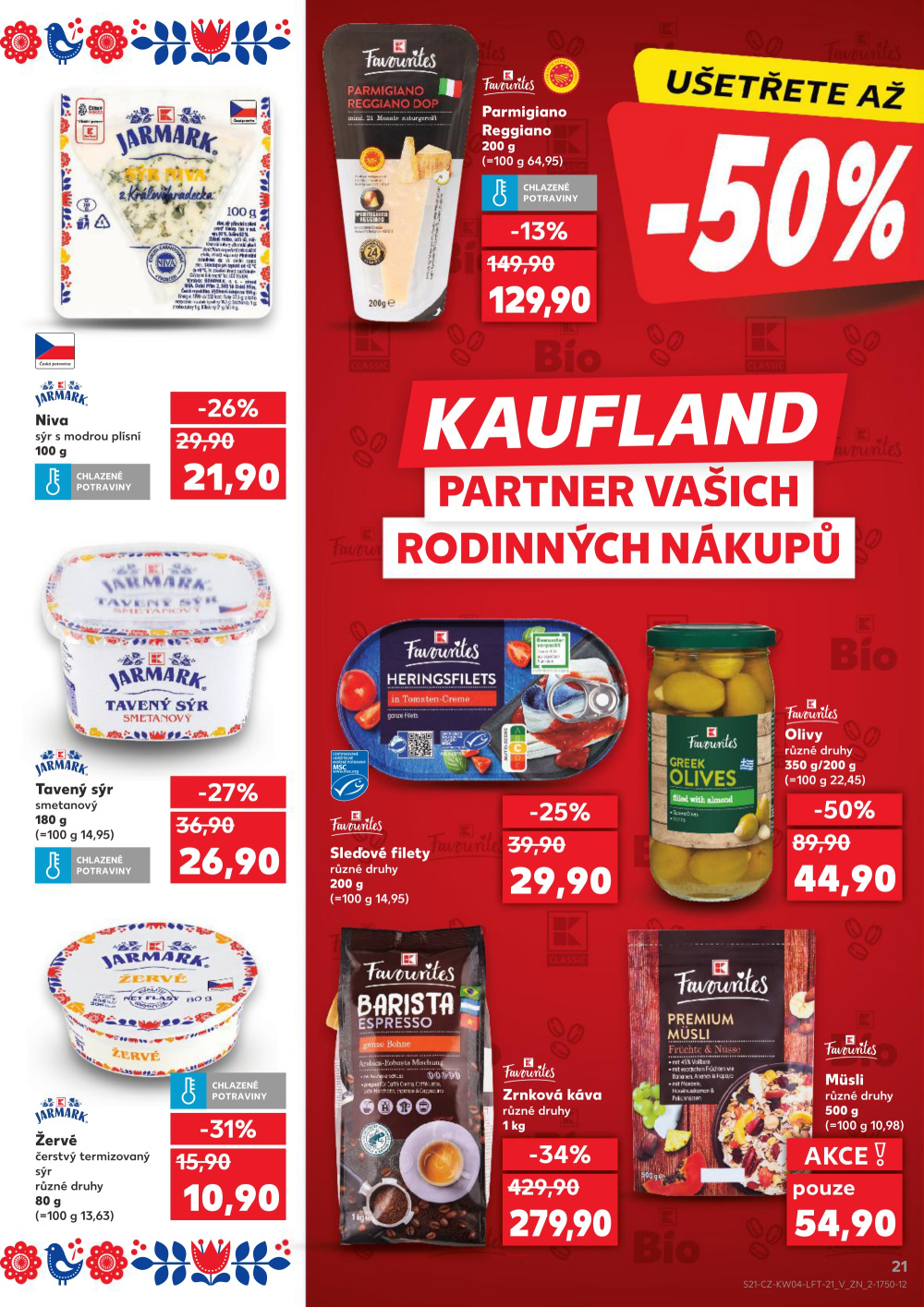 Leták Kaufland leták Jeseník - strana 21