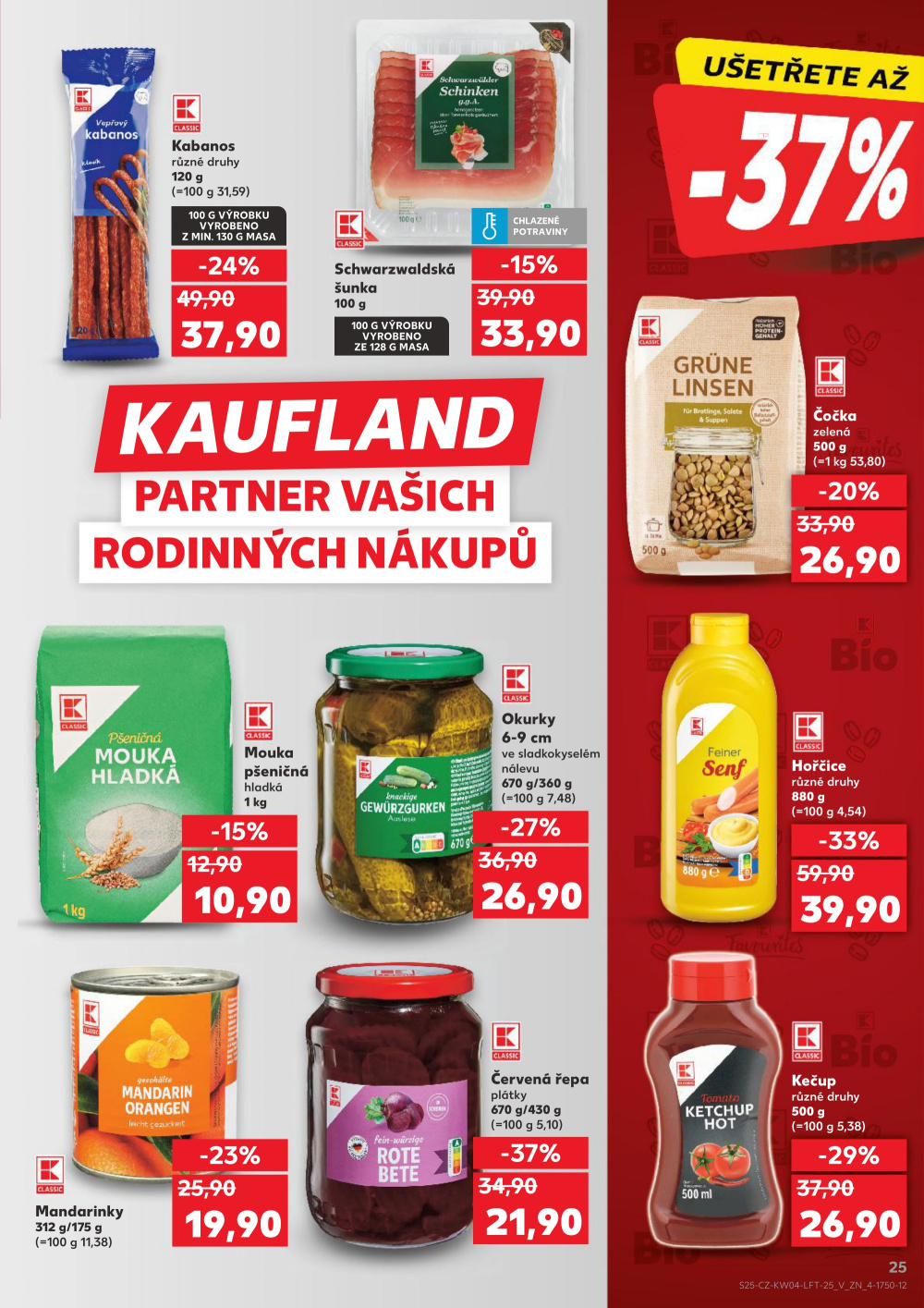 Leták Kaufland leták Jeseník - strana 25