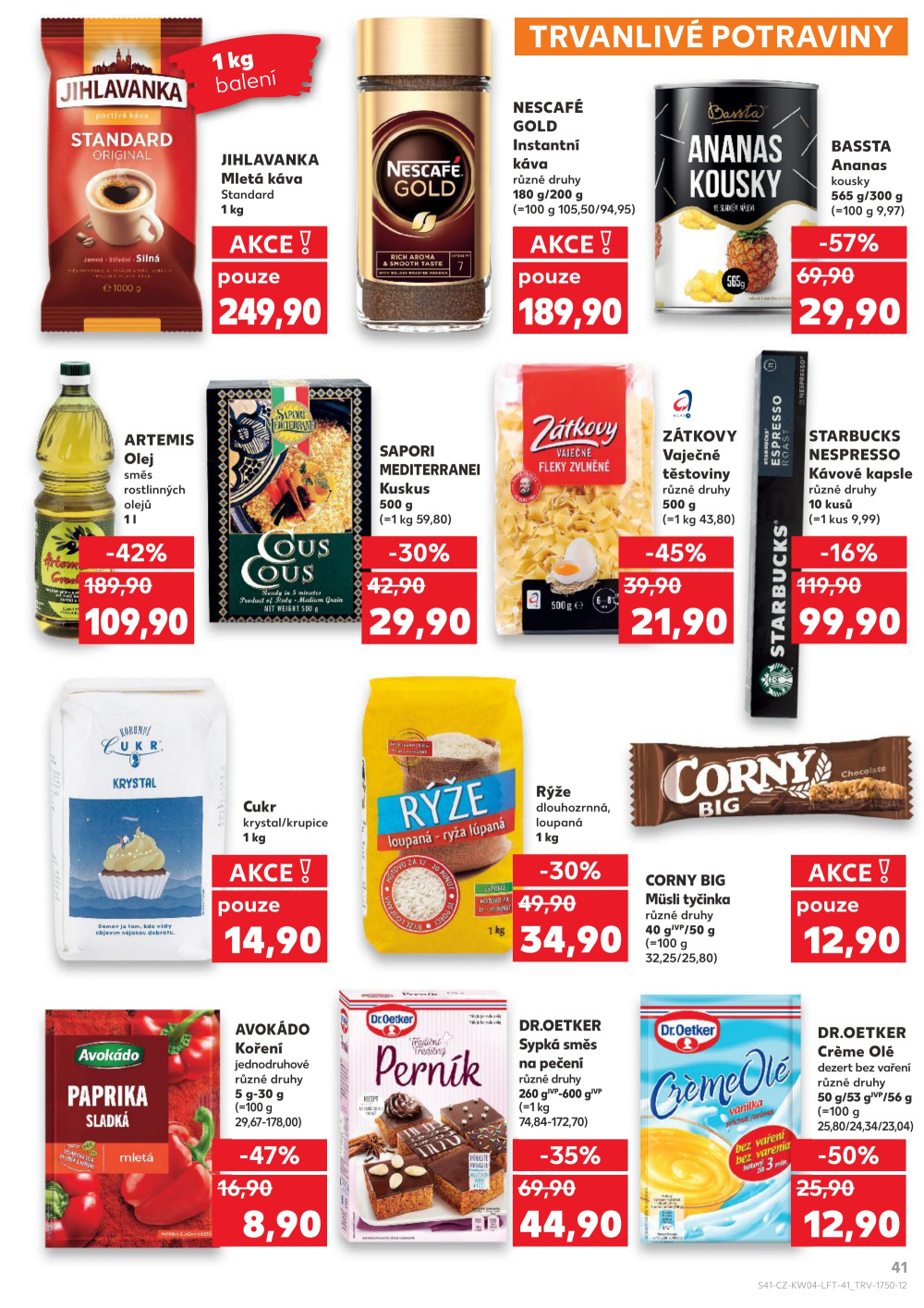 Leták Kaufland leták Jeseník - strana 41