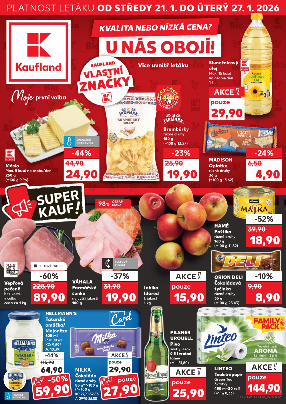 Leták Kaufland leták Praha 8 - Libeň - strana 1